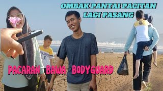 OMBAK PANTAI PACITAN LAGI PASANG ‼️ PACARAN BAWA BODYGUARD ⁉️ PANTAI SELATAN