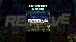 NATURIA RUNICK UNLIMITED NEGATE YUGIOH MASTER DUEL #masterduel #yugioh #runick #naturia