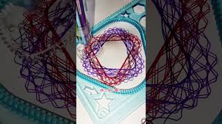 How many rotations did the pen make in total? ?? #Spirograph #satisfying #shorts