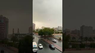 Raining 🌧️ in Dubai #shorts #uae #dubai #viral #iphone14promax #ytshorts #rainindubai #rain #reels