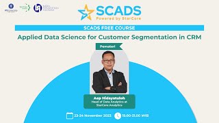 SCADS Free Course Day 1 - Applied Data Science for Customer Segmentation