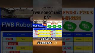 FWB ROBOT LAST DAY. #trending #viral #reels #sacompany #2024