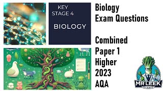 Biology combined Paper 1 Higher 2023 AQA Questions