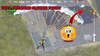 ✨😱1VS4 INTANSE CLUTCH ||⚡PUBG MOBILE LITE WHATSAPP STATUS #shorts #pubgmobilelite