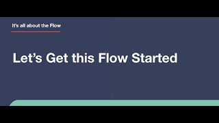 Starting a Salesforce Flow