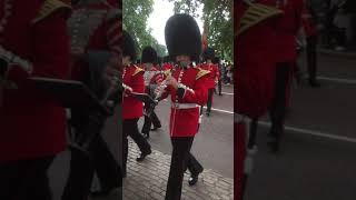 Changing of the Guard Ceremony - the march back to barracks from Buckingham Palace.