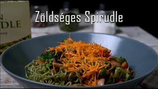 Zöldséges Spirudle tészta