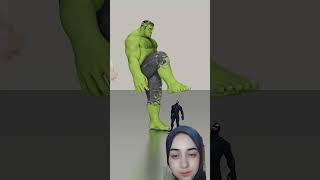 Venom and Hulk #venompunch #marvel #shorts #trending #funny