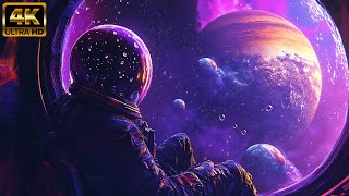 Psychedelic 4K Ultra HD Astronaut Background Screensaver