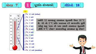 Std 7 Maths Chapter 1 Video-18 (Division of  integers numbers) (પૂર્ણાંક સંખ્યાઓના ભાગાકાર)