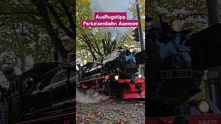 #Ausflugstipp für #Leipzig: Die #Parkeisenbahn #Auensee ist gerade im #Herbst zu empfehlen.