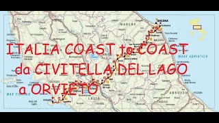 ITALIA COAST to COAST  da civitella del lago a orvieto