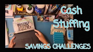 CASH STUFFING SAVINGS CHALLENGES  | ZERO BASED BUDGETING