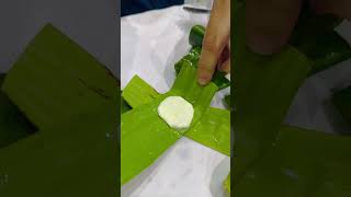 Opening fresh queseo (cheese) our famous delicacy in town #vlog #food #cheese #yummy