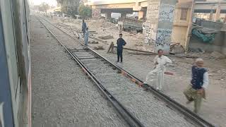 Departure of Karachi Circular Train from Malir Railway Station