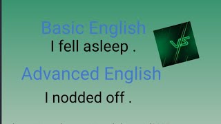 Basic English vs Advanced English/daily used English phrases/spoken English /@englishtutorial9237