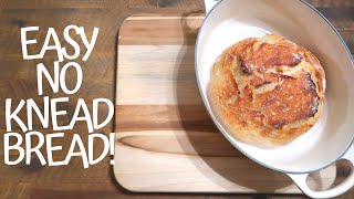 THE EASIEST NO KNEAD BREAD! CRUSTY & DELICIOUS | FAST & AFFORDABLE RECIPE | VLOG 130