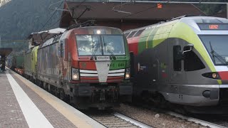 LINEA del BRENNERO completamente IMPAZZITA!!! TRENI di TUTTI i TIPI alla STAZIONE DI FORTEZZA!!