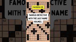 #detectivemind #crosswordchallenge #solvethemystery #cluefinder #puzzledetective #caseofthecrossword