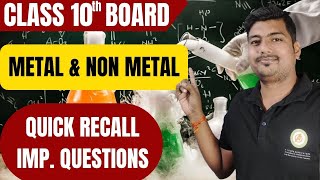 "🔬 Metal vs Non-Metal Tips! 🌟 #BoardExamBoost"