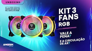 Kit de Fans GAMDIAS - 1203 lite - Unboxing