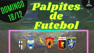 PALPITES DE APOSTAS DE FUTEBOL PARA O DIA 18/12/2022 (DOMINGO)!!! CONFIRA AGORA MESMO!