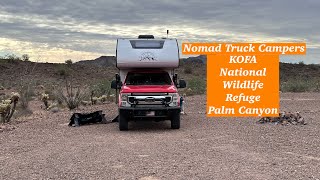 Nomad Truck Campers at KOFA National Wildlife Refuge + Palm Canyon Hike! @CallaVentures