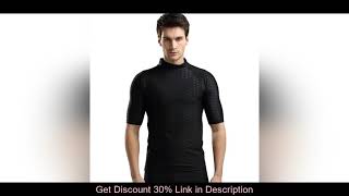 ❤️ Men Short Sleeve Swim Shirt Swimming Shorts Wetsuit Set Rashguard Snorkeling Suit Men Surfing Sw