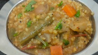 சோள அரிசி சாம்பார் சாதம் செய்வது எப்படி// chola arisi sambar satham recipe in Tamil.....