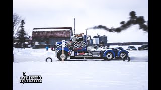 Noël Racing Team truck on snow