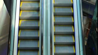 The escalator mechanism movement step climbing