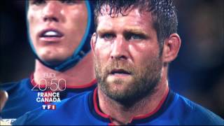 france canada jeudi 20h55 TF1 coupe du monde de rugby 29 9 2015