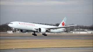 Air Canada Boeing 777-300 Landing RWY 25R @Frankfurt Airport