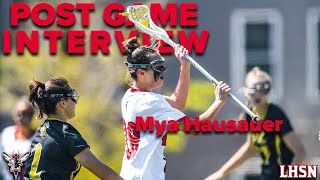 Postgame Interview: Mya Hausauer