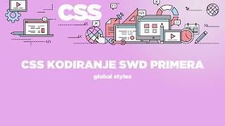 Krojačeva škola online kurs CSS - Global styles