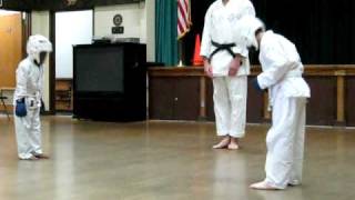 Dexter Karate Sparring Practice