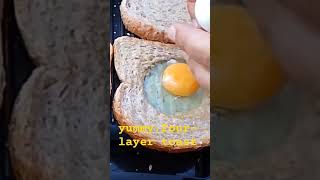 #Fabulous four layer toast,#short,#shorts