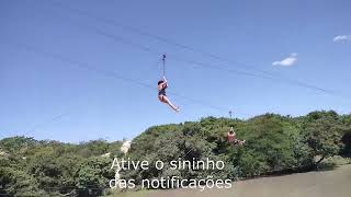 Descidas radicais de tirolesa em Jericoacoara - CE.