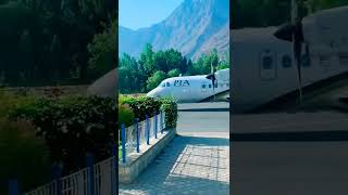 Gilgitbaltistan Airport 🛫 A Beautiful view, #gilgit #Airport #Pakistan #short #PIA_Airline ##pubg