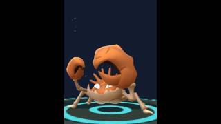 Pokemon go evolving krabby into kingler