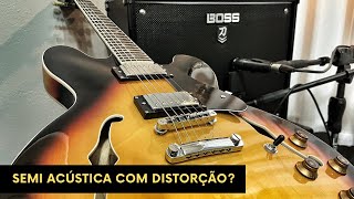 Pode usar Overdrive e Distortion com Guitarra Semi Acústica?