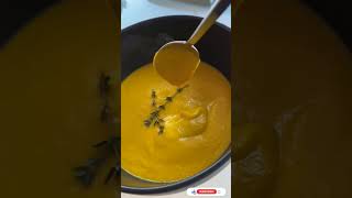 Creamy Butternut squash soup!#shorts #shortsvideo #trending #trends #viral #tasty