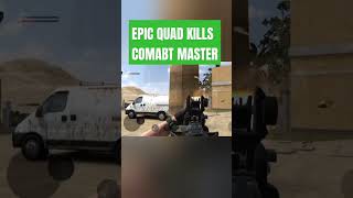 Epic Quad kills Combat Master #shorts #warzonemobile  #codm  #modernwarfare #warzone