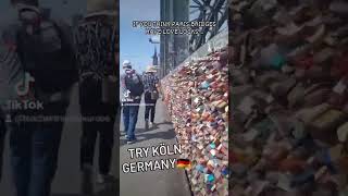 Köln took 6 minutes to record to get 98% of all the love locks! #köln #germany #lovelocks