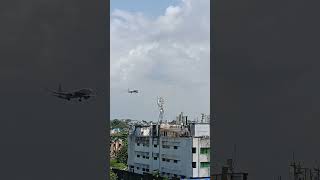 INDIGO AIRLINES 💙 LANDING AT MUMBAI #aviation #planespotting #shorts #ytshorts