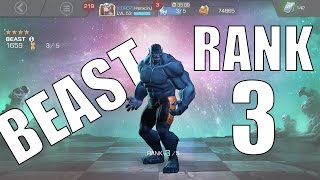 Marvel Contest of Champions | Beast Rank 3 Rank Up!