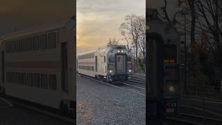 NJT 7023 leads 5742 w/ Mike  Rudolph the red nosed reindeer , jingle bells a SAAHC & super Mario