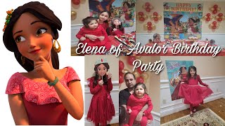 Ayesha's Elena of Avalor themed birthday party