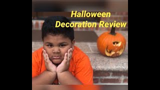 Party City Halloween Decoration Review l Halloween Home decoration l Pumpkin Carving