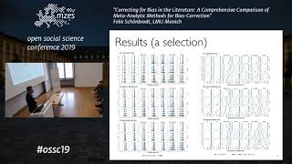 OSSC19: Felix Schönbrodt, Limor Peer, Elena Damian | Advancing Open Science